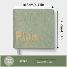 2025 Plan Notebook 100 Pages A7 To-Do List Daily Planner Work Task Journal - Multicolor - View 2