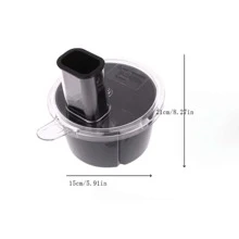 Thermomix TM5 TM6 蔬菜切片机、水果蔬菜切片机和切碎机配件，适用于食品加工机 - 黑色 - 查看 2