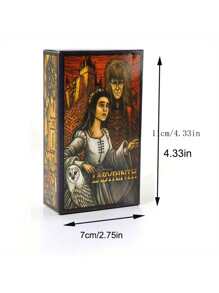1 set Baraja de Tarot del Laberinto con 78 cartas, cartas contra el Laberinto, Cartas de Tarot, Tarot, Laberinto, Cartas de Tarot, Laberinto, Cartas de Tarot, Tarot
