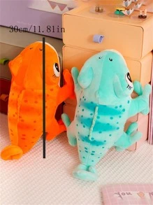 Halloween Realistic Color-Changing Chameleon Plush Doll Stuffed Doll, Birthday Gift For Girlfriend, Boyfriend, Friends, Home Decor Cushion, Soft Comfortable Material, Creative Halloween, Chameleon, Pascal, Halloween, Chameleon, Pascal, Chameleon, Pascal, Rapunzel - Multicolor - View 11