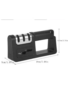 4 合 1 水钻陶瓷钨户外厨房刀具磨刀器，适用于刀具和剪刀 - ABS 材料，无需电力， - 彩色 - 查看 2