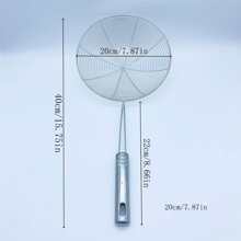 1-4 件不锈钢网状撇渣勺，餐厅厨房家用饺子和火锅滤网