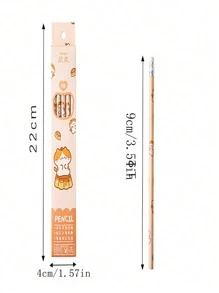1pc/Box Cute Cartoon HB Pencils, Colored Pencils Writing Stationery Supplies - Multicolor - View 5