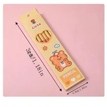 盒装可爱卡通 HB 铅笔、彩色铅笔、书写文具用品 - 彩色 - 查看 7