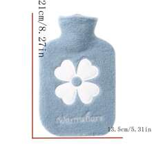 1 件卡通毛绒热水袋，防爆可再填充暖手袋，便携式可爱迷你暖手器 - 彩色 - 查看 5