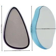 1 件神奇无痛脱毛器，带水滴形水晶头，皮肤去角质和抛光工具，可水洗纳米脱毛器，物理脱毛设备，用于光滑皮肤脱毛，面部脱毛，毛发修剪器，毛发修剪器，理发用品，理发，包，组织者，存储，发夹，发饰