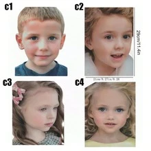 Faces Practice Board Face Painting Practice And Display Tool Novice Practice Beginner Stage Makeup Painting Practice Template - Multicolor - View 5