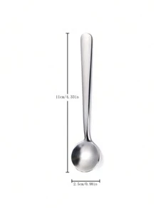 8/4pcs Mini Coffee Spoon Set, 304 Stainless Steel, Perfect For Coffee, Tea And Espresso-Silver And Gold. Back To School