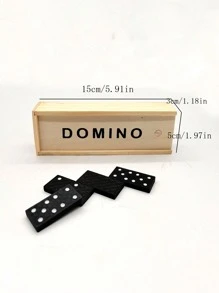 28pcs/Set Dominoes Set, Interesting Table Game For Party And Outdoor Leisure Activities,First Year Activity Table,Challenge Games,Dino Key Holder,Games,Domino,Dominoes,Games,Domino,Dominos - Multicolor - View 7