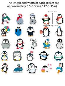 50 miếng dán hình chim cánh cụt, miếng dán chống thấm nước hoạt hình dễ thương cho bình nước, máy tính, sổ tay, hành lý, điện thoại, máy tính xách tay, ván trượt, quà tặng hàng ngày, quà tặng Halloween, quà tặng Giáng sinh, quà tặng sinh nhật! - Nhiều màu - Xem 3