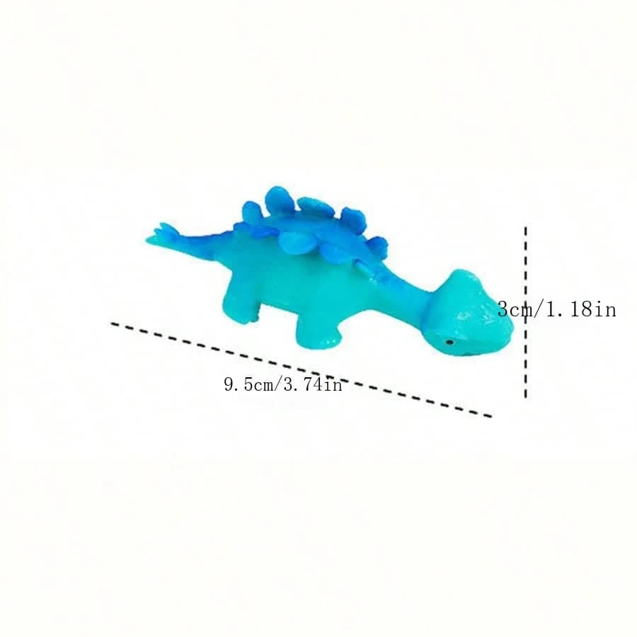 20 Catapultes Doigt Dinosaure - Jouet élastique TPR - Pour Enfants - Jeu Extérieur