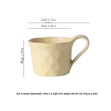 Taza creativa linda Fufu, taza de beber de alta estética, taza de café para parejas, taza de cerámica de color macarrón para el hogar, regalo para volver a la escuela