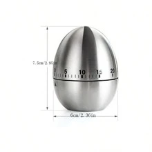 Creative Kitchen Mechanical Timer Egg Type Timer 60 Minutes Student Timing Baking Cooking Reminder