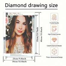 定制钻石画套件 - 5D DIY 照片钻石画,全圆钻石,任何图像定制,个性化钻石艺术工艺品,适用于家居墙壁、婚房装饰和朋友礼物 - 彩色 - 查看 5