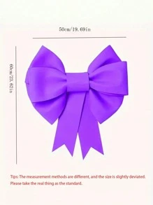 1pc DIY Sponge Paper Bow, Extra Large Fashion Color Bow For Craft Shop Decoration, Wedding, Valentine's Day, New Year's Eve, Birthday Hanging Decor, Home Decor, Scene Decor, Theme Party Decor, Decoration Best Gifts Birthday