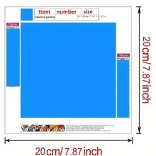 1set Diamond Painting Kit, Diamond Art Kit - Full Square Drill Diamond Dot Painting DIY 5D Rhinestone Art Craft Home Wall Decor Gift