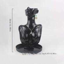 1 件珠宝展示胸围架、女性肖像装饰配件、珠宝吊坠展示架、摄影道具、居家办公室装饰 - 彩色 - 查看 2