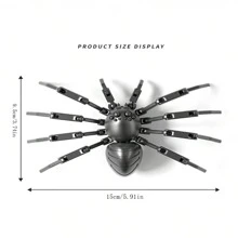 1pc Interlock Spider Building Toy, Multi-Joint Movable Spider Creative Animal DIY Model, Stress Relief Toy, The Best Birthday Gift For Boys And Girls - Multicolor - View 11