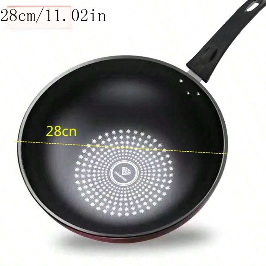 Premium Nonstick Wok, MultiPurpose Fry Pan Compatible With Induction