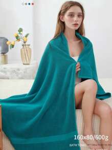 1条31.5英寸 x 62.9英寸加厚豪华浴巾，超级柔软吸水，适用于浴室、健身房、酒店、海滩——是送给每个人的完美礼物，也是居家和旅行的必备品。可用于家居浴室装饰、秋季装饰、返校季装饰、美发沙龙用品、家用淋浴巾，也适用于沙龙、酒店、健身房、家居用品、毛巾、护肤浴巾。