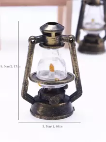 3pcs Plastic Material Kerosene Lamp Design Miniature Model Of Decoration House Suitable For Home Decoration DIY Ornaments Best Gifts Birthday