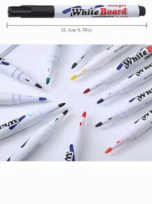 9 支（8 支笔 + 1 支刷子）/13 支（12 支笔 + 1 支刷子）彩色浮动笔，儿童水彩画悬浮笔，可擦白板笔，颜色款式随机，极具吸引力的创意学生马克笔，附赠免费刷子，学校用品，返校 - 多色 - 查看 7