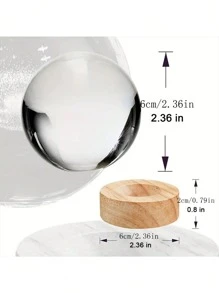 一颗3D雕刻的太阳系水晶球，一盏在银河系星空下漫步的彩色夜灯，一份桌面装饰的圣诞节情人节礼物，以及一个天文爱好者的生日派对 - 彩色光 - 查看 3