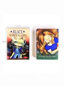 1 Set Alice In Wonderland Oracle Cards,Dungeons Dragons Card,Everyday Witch Oracle,Carramboard - Multicolor - View 2