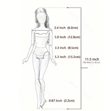 Bộ phụ kiện quần áo búp bê nữ thời trang 11,5 inch: Áo choàng tắm, đồ ngủ, mặt nạ mắt, băng đô tắm, dép lê, đinh tán, vòng tay, kiểu dáng tùy chọn, để chơi cảnh nhà (không có búp bê) - Nhiều màu - Xem 2