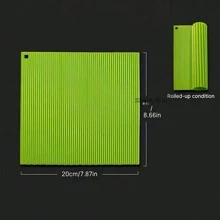 1pc Sushi Making Tool, Sushi Rolling Mat, Non-Stick Sushi Making Tool, Japanese Seaweed Rice Ball Rolling Maker, Homemade DIY Sushi Plate Mat, For Home Sushi Shop Restaurant Party, DIY Supplies, Kitchen Gadgets - Multicolor - View 2