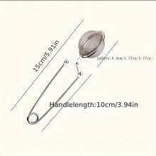 Baking, Matcha Sieve, Small Cocoa Powder Sieve, Stainless Steel Powder Dispenser, Ultra-Fine Mesh Shaker - Silver - View 2