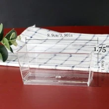 140ml Transparent Dessert Cups, 25pcs Reusable Plastic Square Dessert Cups, Mini Dessert Bowls For Mousse, Pudding, Party