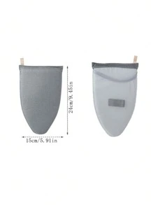 迷你熨衣板，手持式迷你耐热熨烫垫，防水防蒸汽手套（带指环），蒸汽熨斗手套，升级您的熨烫体验！这款1件套迷你熨衣板和耐热熨烫垫，助您升级熨烫体验！便携式迷你家用熨衣板，带海绵蒸汽熨衣板，适用于衣领、口袋、领带等衣物，家居装饰，适用于厨房、卧室、居家、办公室、学校等场所。