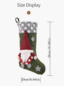 1 đồ trang trí Giáng sinh, Vớ Giáng sinh bằng len cừu già rừng, Búp bê không mặt, Vớ Giáng sinh, Túi quà tặng, Mặt dây chuyền cây thông Noel, Bố cục cảnh lễ hội nhà hàng, Trang trí nhà cửa - Nhiều màu - Xem 12