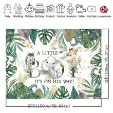 1 Mặt hàng, Nền Công viên Động vật Hoang dã, Nền Chụp ảnh Động vật Xanh Rừng, Chụp ảnh Tiệc Quà tặng Công viên Động vật Hoang dã, Đạo cụ Chụp ảnh Tiệc Hoang dã, Vật phẩm Trang trí Tiết lộ Giới tính - Nhiều màu - Xem 6