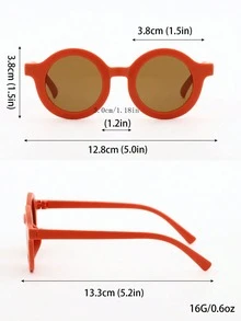 4pcs/Set Kids Fashion Glasses, Simple Design Suitable For Boys & Girls For Party, Daily Life And Outdoor Travel