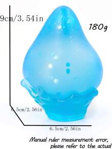 Dream Drop - Sensory Toy With Malted Goo Filling - One Randomly Selected Piece-Squeezing Toy Ornaments - Blue - View 3
