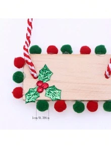 圣诞装饰 1 件微型圣诞书架秋千仙女娃娃，微型圣诞场景装饰 - 彩色 - 查看 4