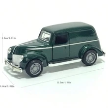 Modèle de collection de voiture ancienne de style vintage, convient aux enfants de 8 à 12 ans ou comme cadeau de Noël, rentrée scolaire
