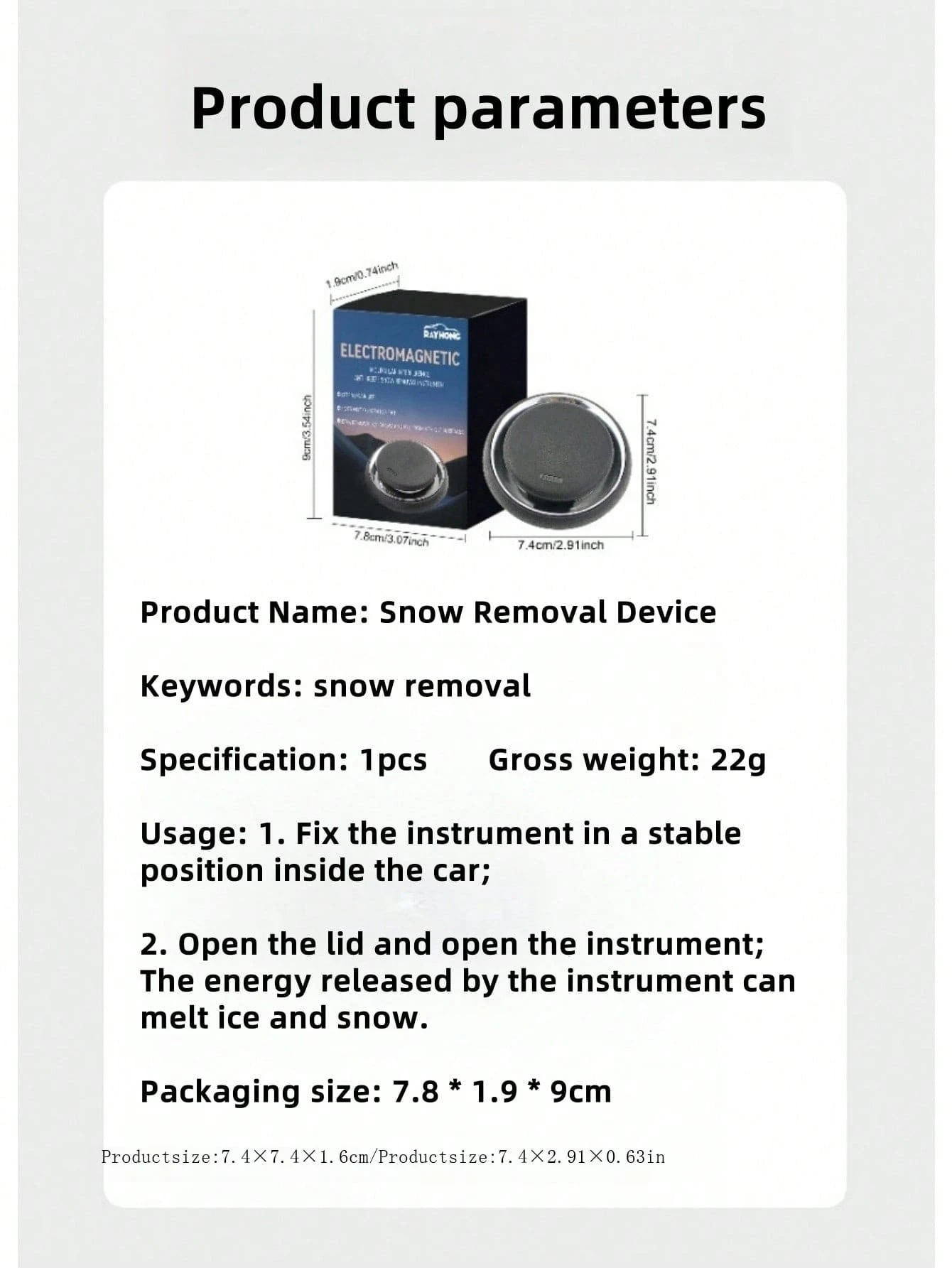 Cordless Snow Scraper With Battery Life Durable Electric Ice Scraper Portable Window For Auto Deicing main image 1