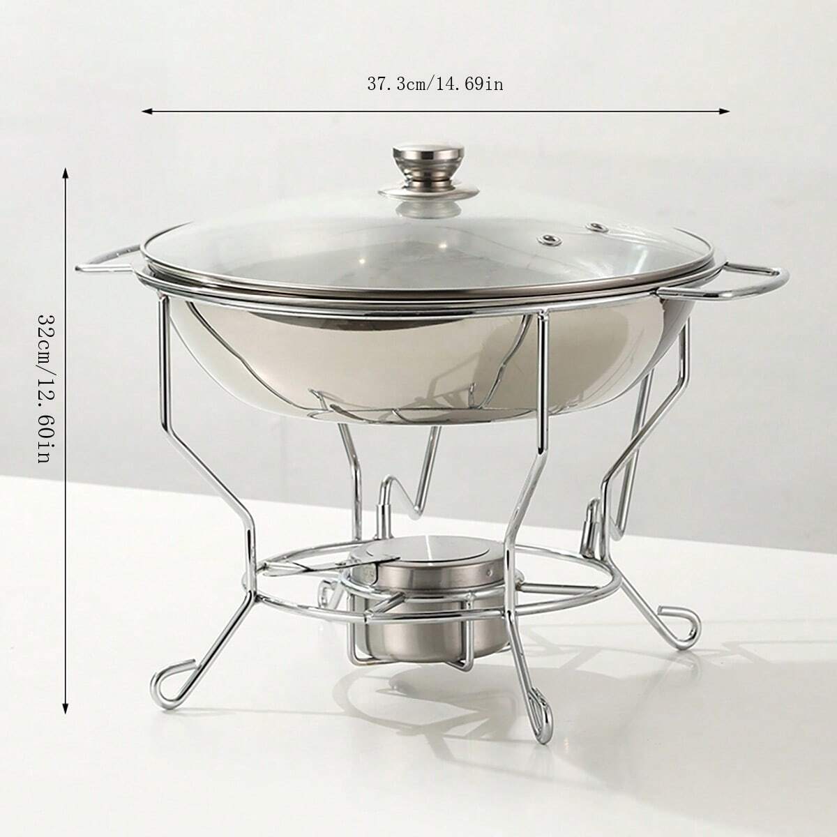 Fornello Per Teiera Ecooe - Acciaio Inox Con Portacandela - Scaldate, Caff&egrave; E Bevande Calde