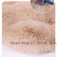 1 vỏ đệm ghế xe hơi sang trọng, một mảnh, thích hợp cho mùa thu và mùa đông, bộ đồ giường, gối, gia đình - Màu Khaki - Xem 3