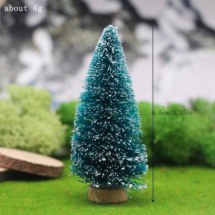 1pc Mini Artificial Christmas Tree, Miniature Christmas Tree For