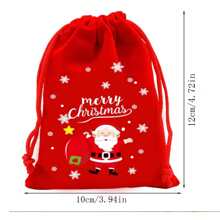 8 Pieces/Set Christmas Velvet Bag Christmas Gift Bag Christmas Eve Apple Bag Red Drawstring Candy Bag Christmas Bag;Birthday Present,Kraft Paper Bags,First Birthday,Christmas,Christmas Gifts,Christmas Gift Bags,Christmas Box Large,Pink Christmas Wrapping Paper,Gift Box Small