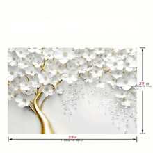 Fondo fotográfico abstracto con pétalos blancos, decoración para bodas, compromiso, fiestas de cumpleaños, mesa de pastel, accesorios para cabina de fotos, suministros para fiestas, decoración de pancarta de cumpleaños