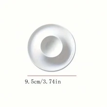 2/4 chiếc Giá đựng cốc đựng trứng bằng nhựa độc đáo và đáng yêu, dễ vệ sinh, chống rơi, dụng cụ để bàn thiết yếu cho bữa sáng theo phong cách Châu Âu, thích hợp để trưng bày trứng Giáng sinh và Phục sinh - trắng - Xem 2