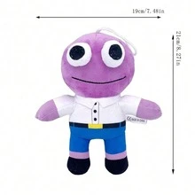 1 pieza Nuevo muñeco de peluche de Smiling Friends, estilo muñeco de caballero rana de entrega aleatoria - Multicolor - Ver 2