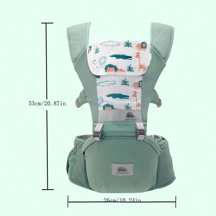 Breathable Ergonomic Baby Carrier Backpack 2 In 1 Cotton Baby Back