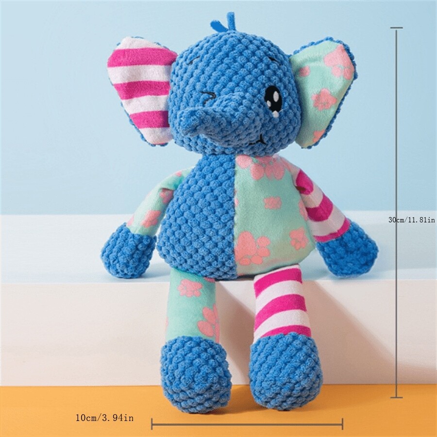 1pc Dog Plush Squeaky Toy, Pet Supply For MediumSized Dogs And Cats