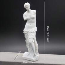 1 件北欧女神雕像摆件创意断臂女神维纳斯树脂工艺品装饰客厅卧室书房工作室艺术人物雕塑工艺品最佳 - 白色 - 查看 3